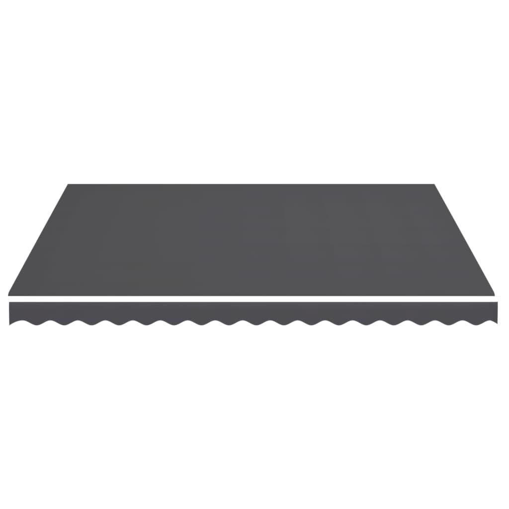 vidaXL Vervangingsdoek Luifel 4x3.5m Antraciet - 64% Korting!