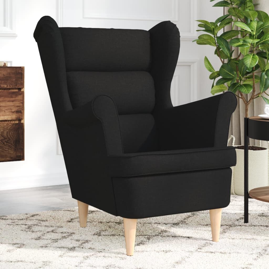 vidaXL Zwarte Fauteuil (74x84x100 cm) - 35% Korting