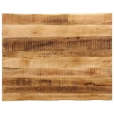 VidaXL Tafelblad Massief Mangohout 90x80 cm - 54% Korting