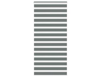vidaXL Zebra Rolgordijn Donkergrijs - 28% Korting!