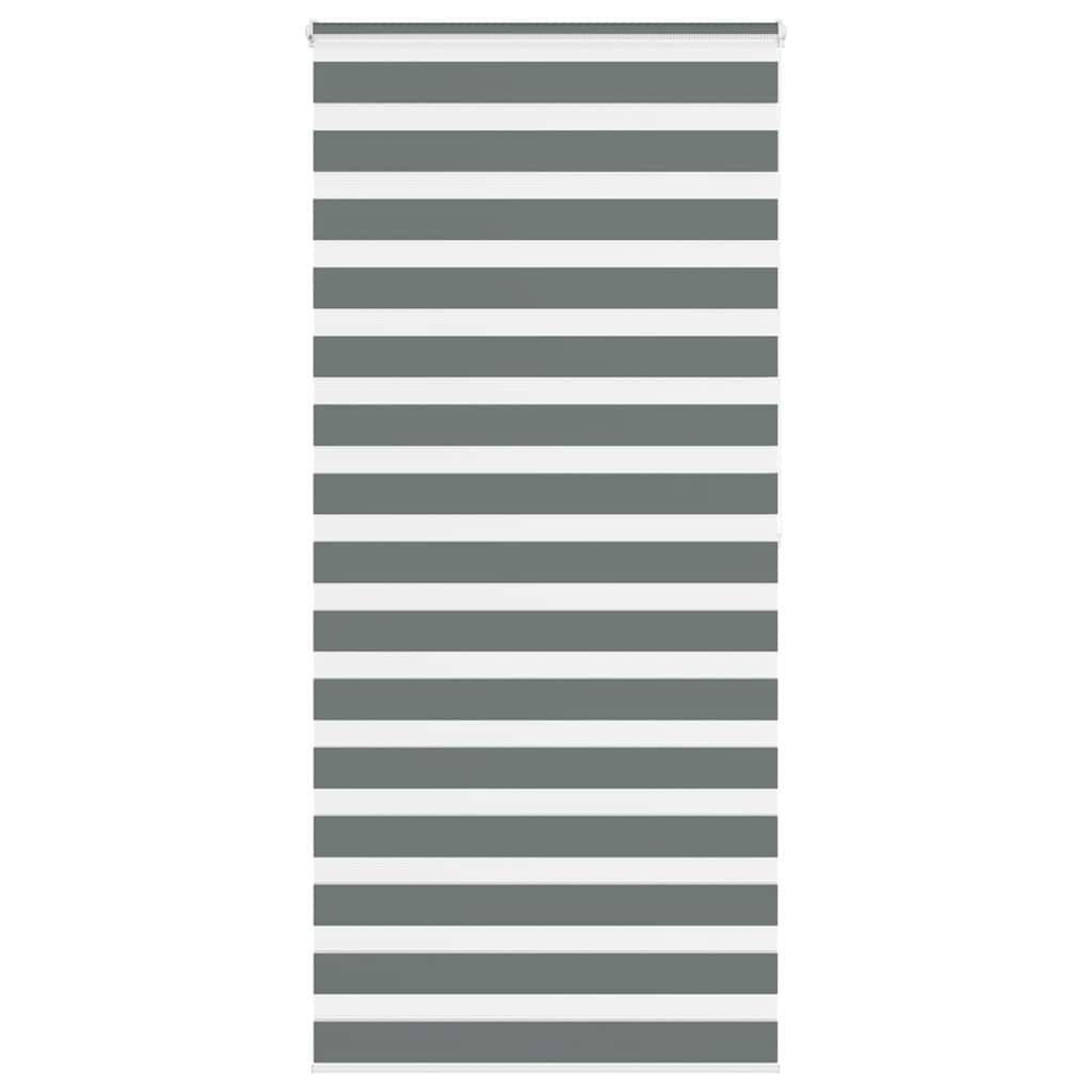vidaXL Zebra Rolgordijn Donkergrijs - 28% Korting!