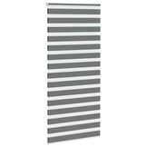 vidaXL Zebra Rolgordijn Donkergrijs - 28% Korting!