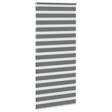 vidaXL Zebra Rolgordijn Donkergrijs - 28% Korting!