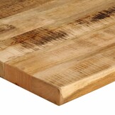 VidaXL Tafelblad Massief Mangohout 90x80 cm - 54% Korting