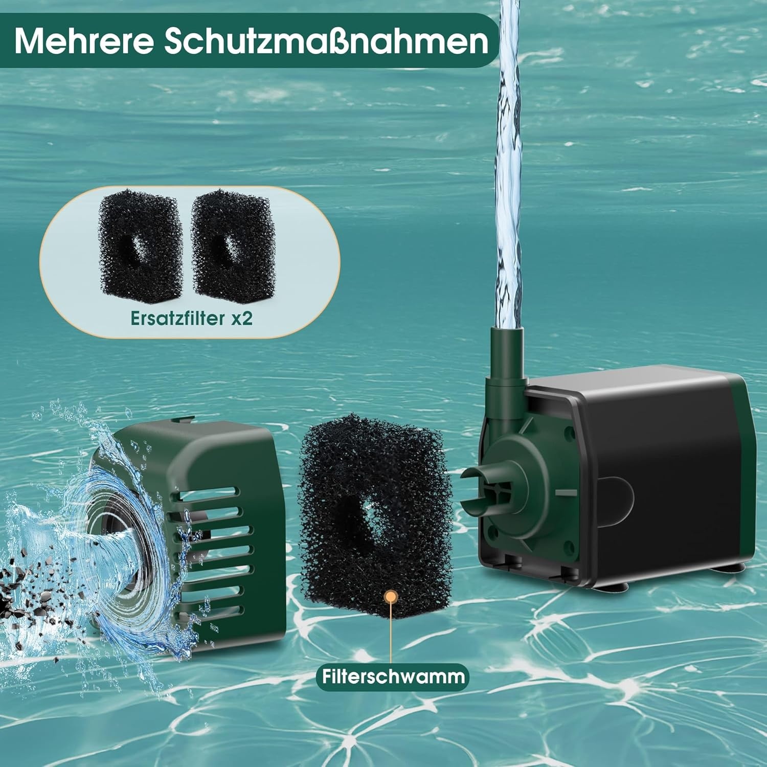 Zonnefontein Vijverpomp 15W | 34% Korting | 875 l/u