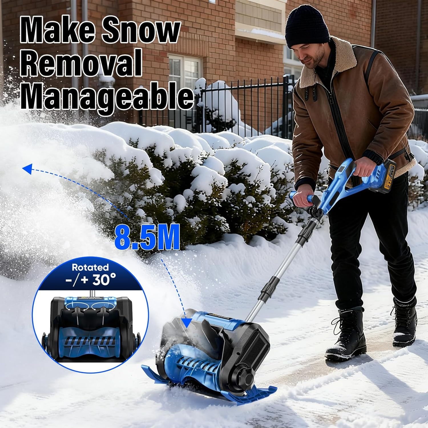 Accu Sneeuwblazer 18V 3000W - 29% Korting!