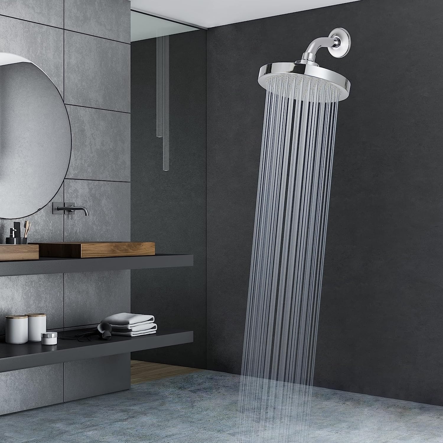 Douchearm 25cm RVS Chroom - 26% Korting