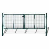 VidaXL Tuinpoort Donkergroen 289x75cm - 35% Korting!