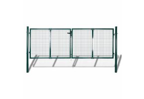 VidaXL Tuinpoort Donkergroen 289x75cm - 35% Korting!