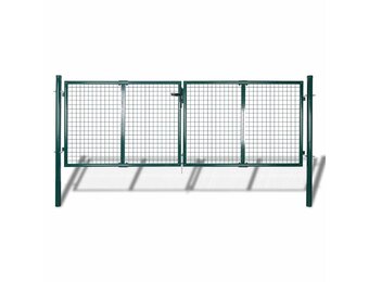 VidaXL Tuinpoort Donkergroen 289x75cm - 35% Korting!