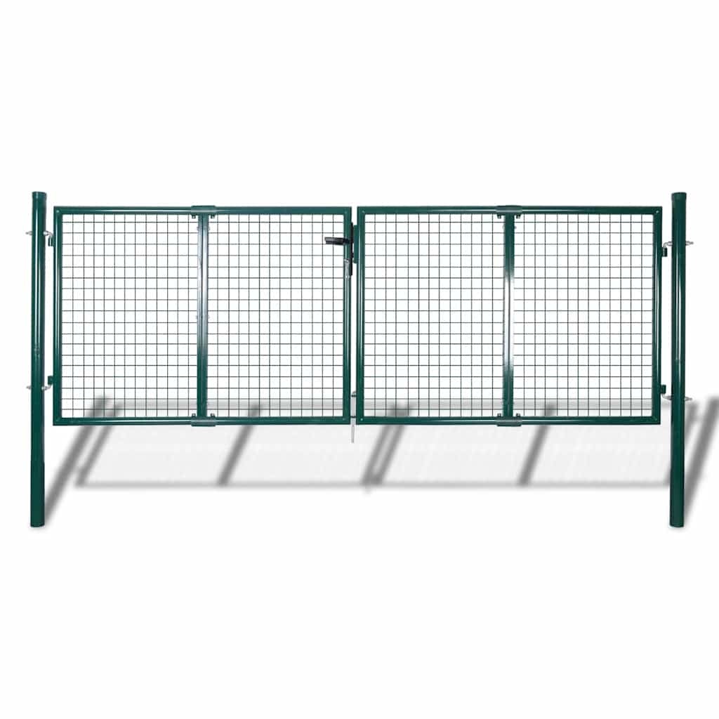 VidaXL Tuinpoort Donkergroen 289x75cm - 35% Korting!