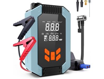 28% Korting: 7-in-1 Powerbank met Starthulp & Compressor