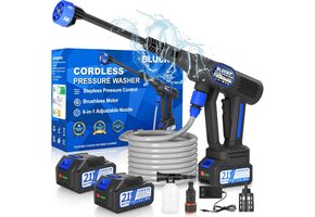 Draadloze Hogedrukreiniger 1160 PSI | 2 Accu's | 29% Korting