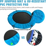 Kindertrampoline 150cm + Veiligheidsnet & Basketbal - 29% Korting!