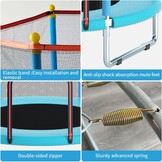 Kindertrampoline 150cm + Veiligheidsnet & Basketbal - 29% Korting!