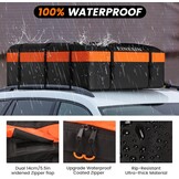 Einesin Dak Imperiaal Tas Opvouwbaar met Antislipmat en Bagageslot voor Auto's, Vans en SUV's (112 x 86 x 43 cm)