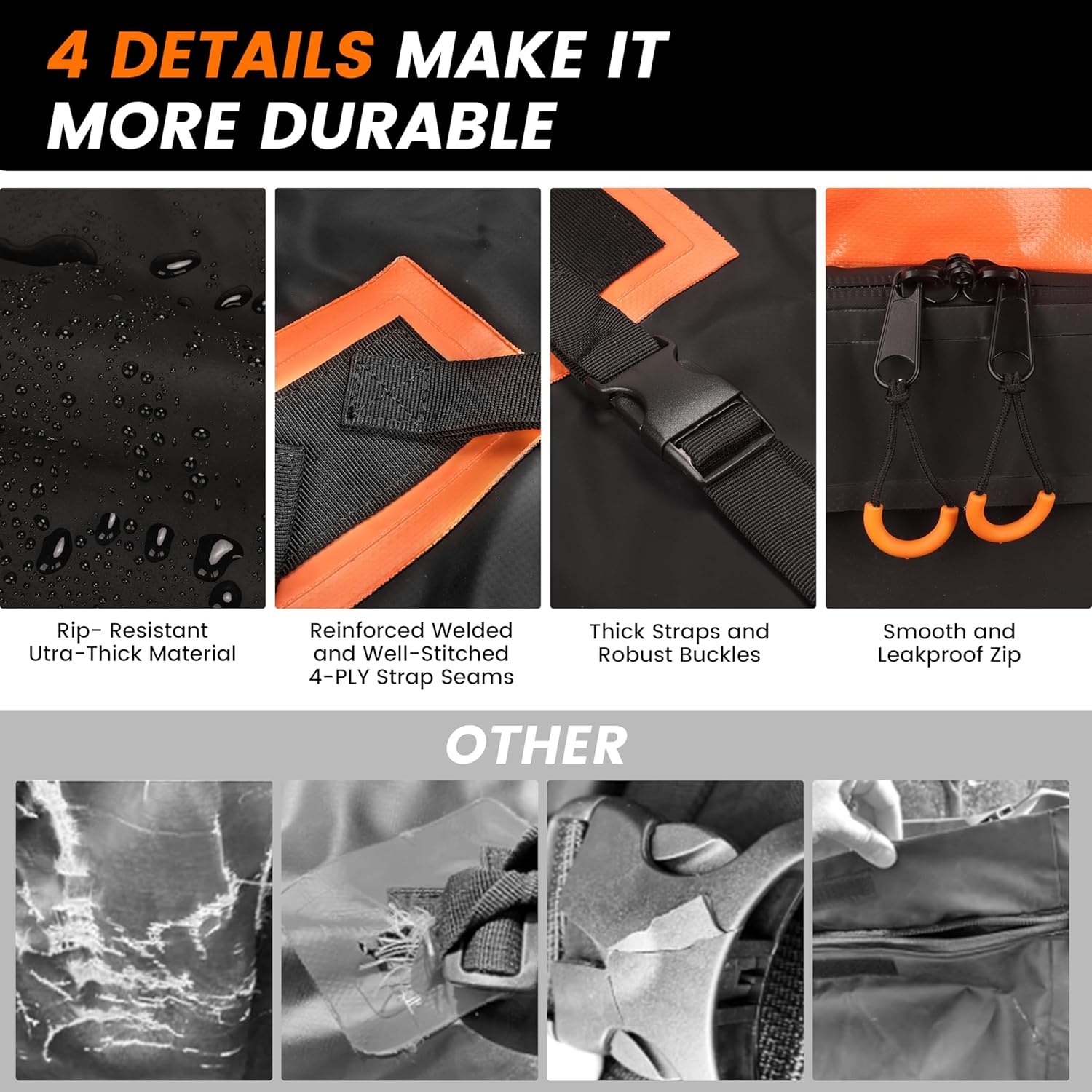 Einesin Dak Imperiaal Tas Opvouwbaar met Antislipmat en Bagageslot voor Auto's, Vans en SUV's (112 x 86 x 43 cm)