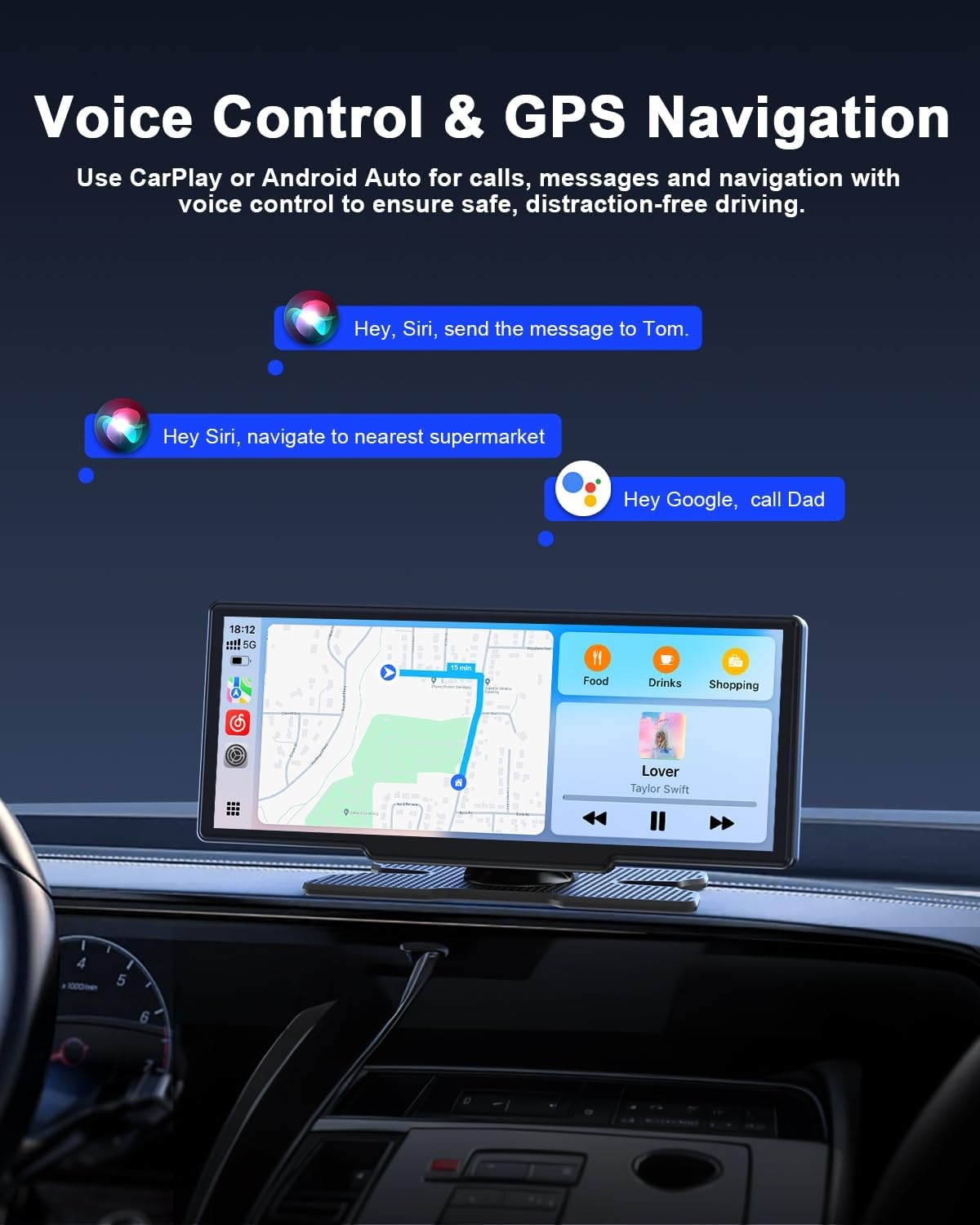 8,1" Touchscreen CarPlay/Android Auto - 35% Korting!