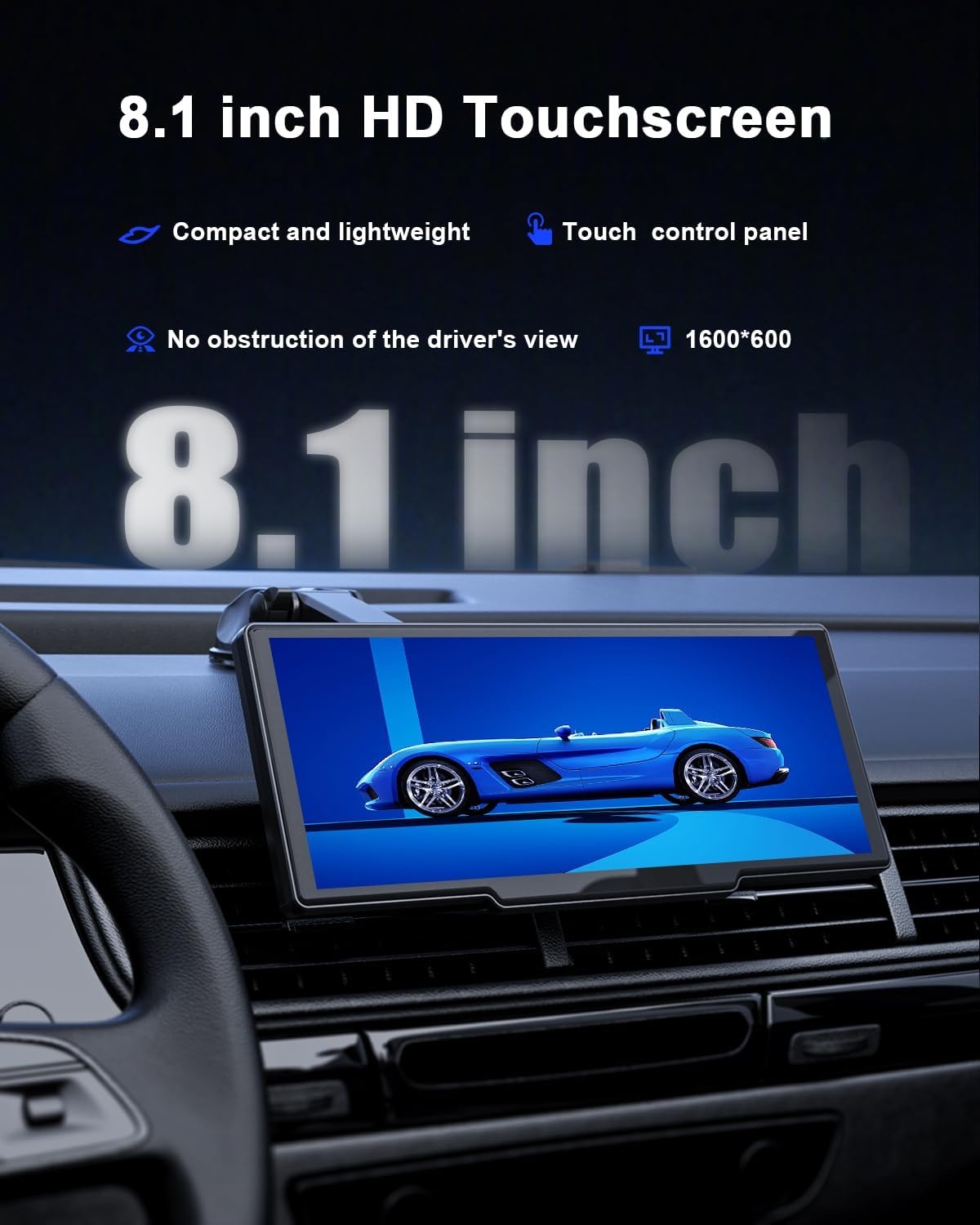8,1" Touchscreen CarPlay/Android Auto - 35% Korting!