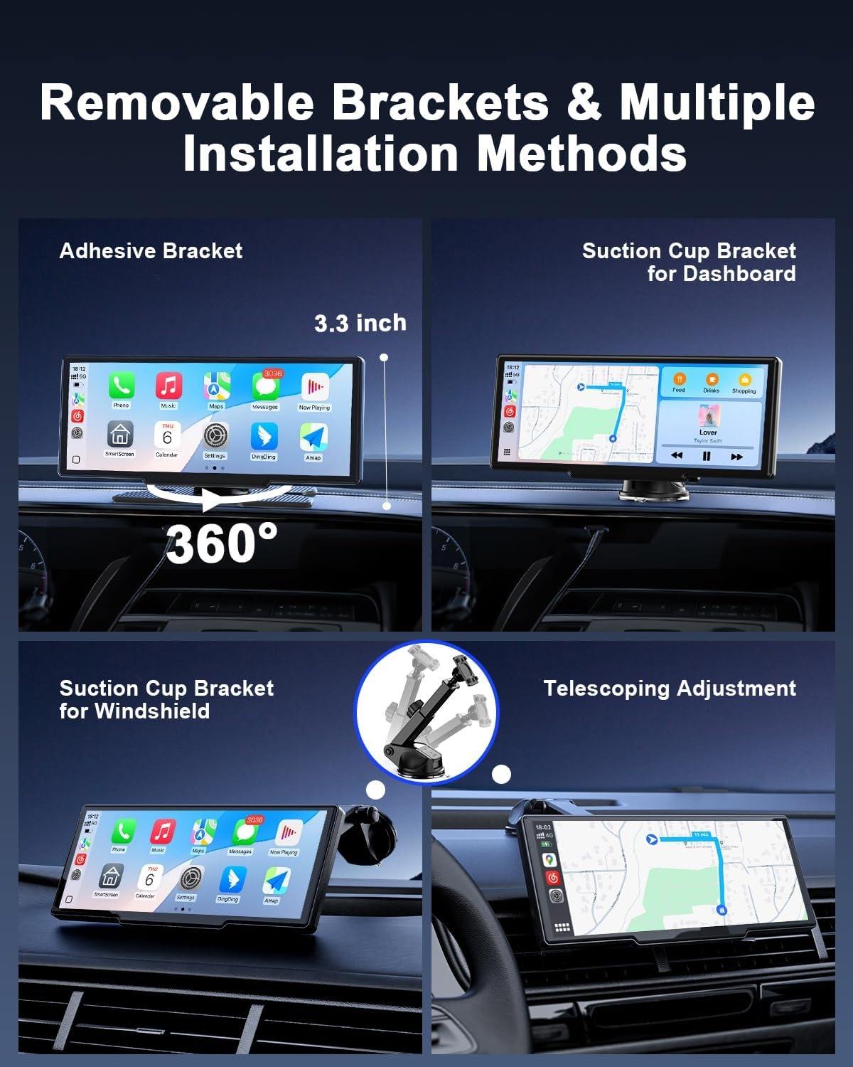 8,1" Touchscreen CarPlay/Android Auto - 35% Korting!