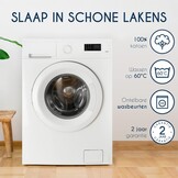 Blauw Jersey Katoenen Hoeslaken | 120x200 cm | 27% Korting