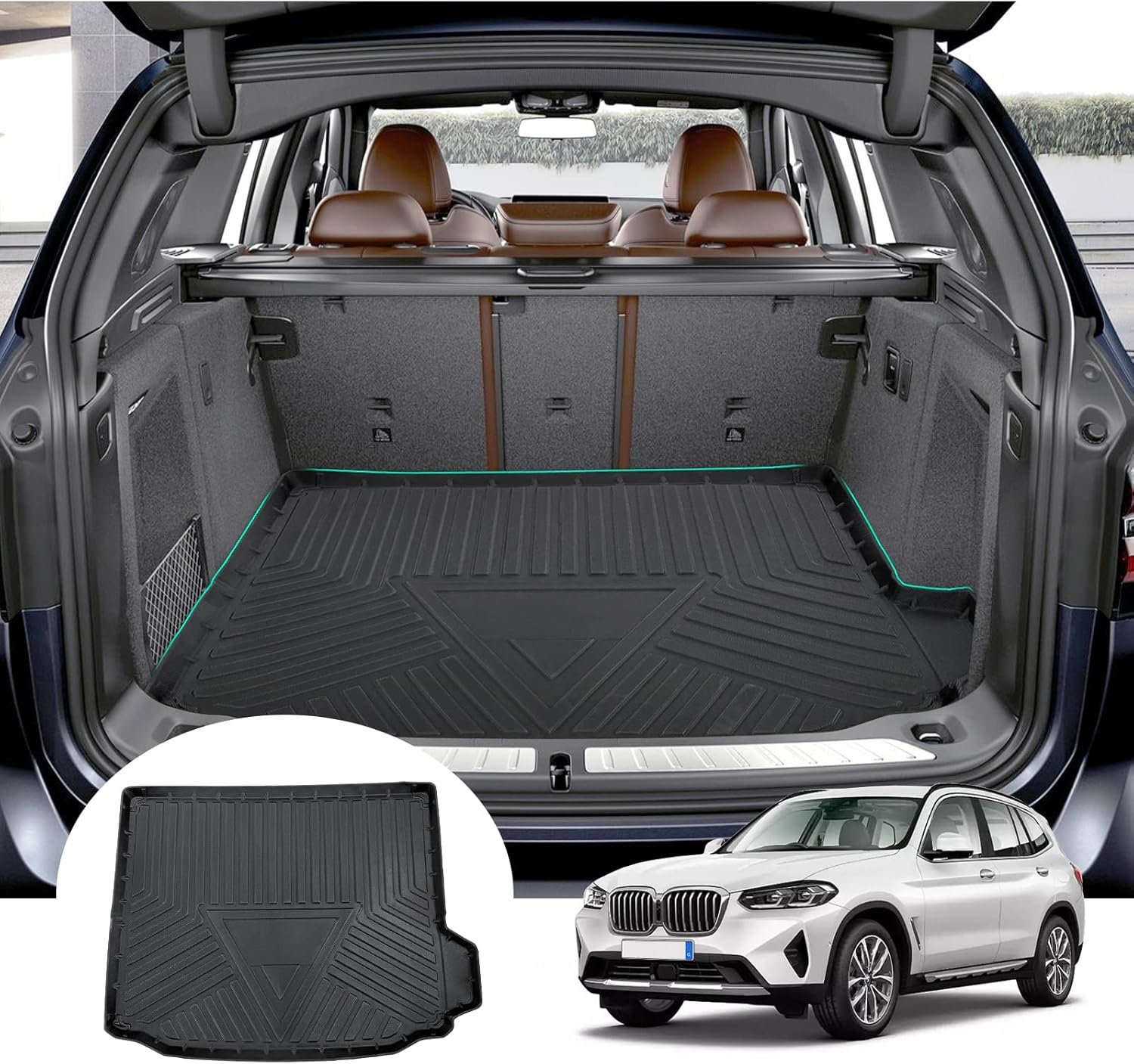 GAFAT Kofferbakmat BMW X3/X4 G01/G02/iX3 - All-Weather 29% Korting!