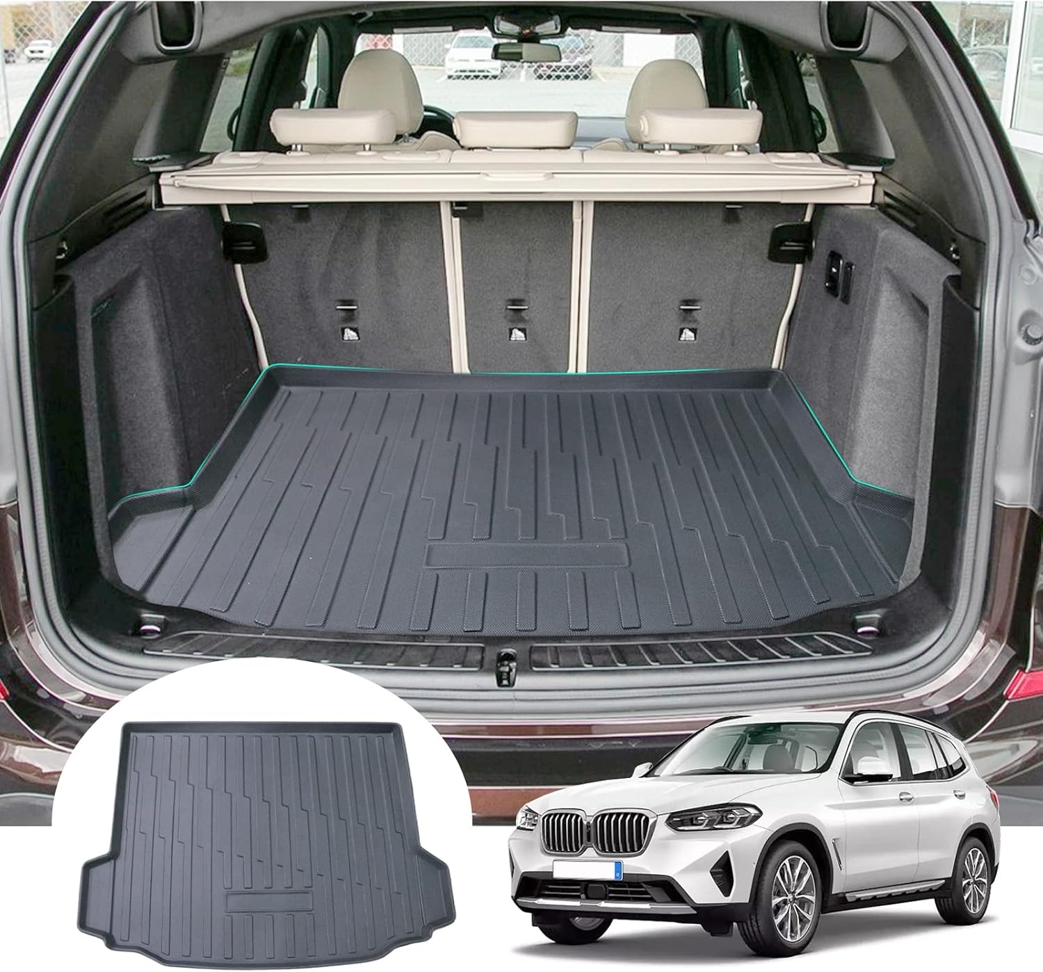 GAFAT Kofferbakmat BMW X3/X4 G01/G02/iX3 - All-Weather 29% Korting!