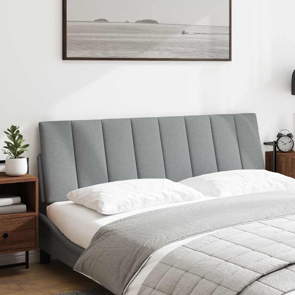 vidaXL Hoofdbordkussen 160cm Stof Lichtgrijs - 34% Korting