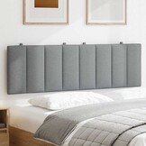vidaXL Hoofdbordkussen 160cm Stof Lichtgrijs - 34% Korting