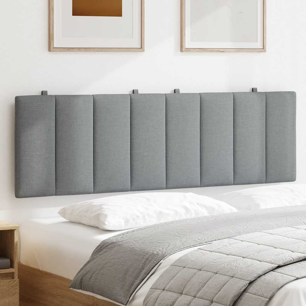 vidaXL Hoofdbordkussen 160cm Stof Lichtgrijs - 34% Korting