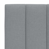 vidaXL Hoofdbordkussen 160cm Stof Lichtgrijs - 34% Korting