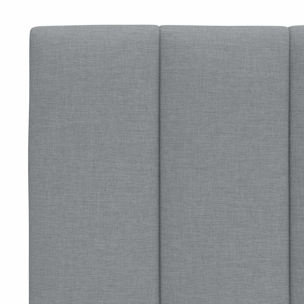 vidaXL Hoofdbordkussen 160cm Stof Lichtgrijs - 34% Korting