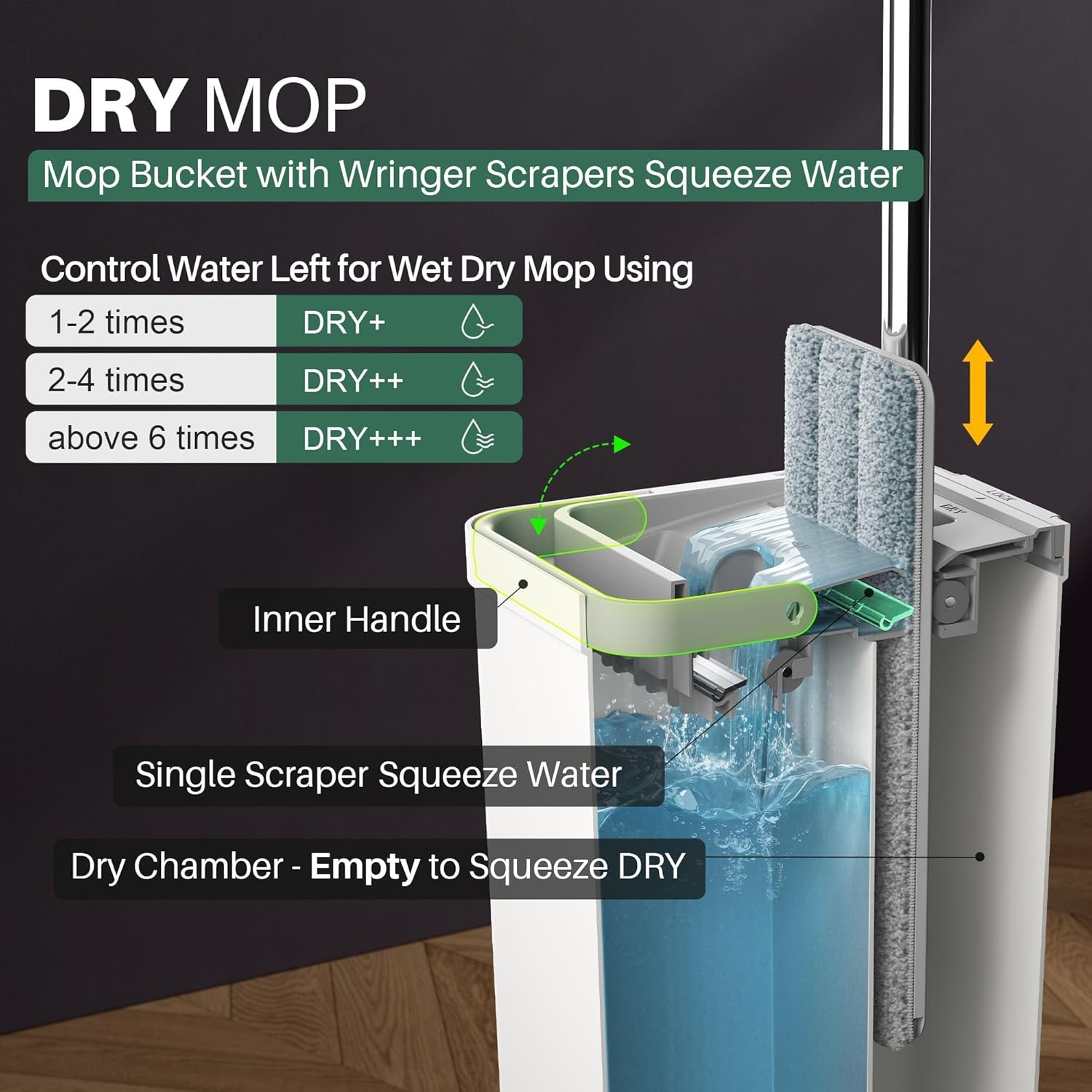 JOYMOOP Dweil & Emmer Set met Wringer - 29% Korting