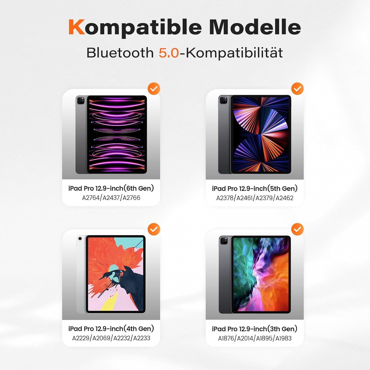 Tablethoes met Toetsenbord iPad Pro 12.9" - 66% Korting!