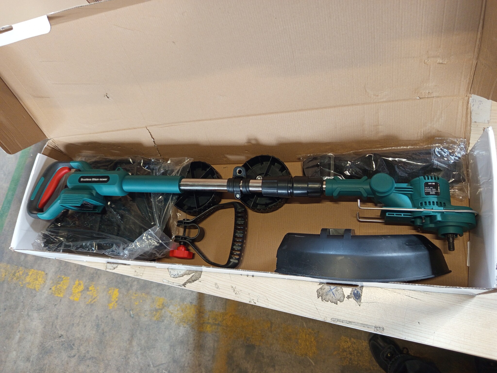 Accu Grastrimmer met 2 Accu's - 54% Korting