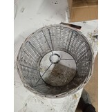 vidaXL Lampenkap Ø38x23 cm wicker bruin