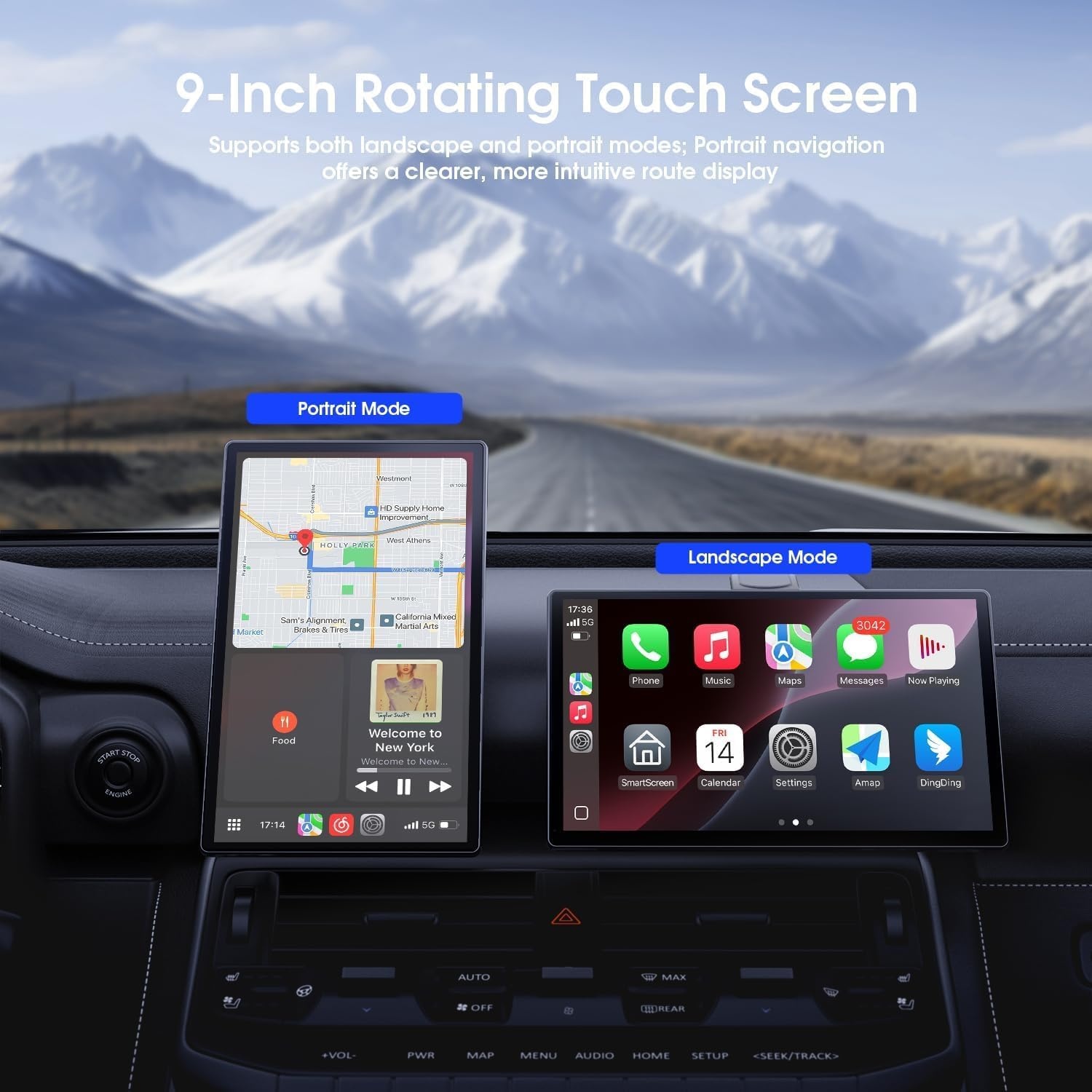 Avylet 9" CarPlay/Android Auto Systeem - 35% Korting