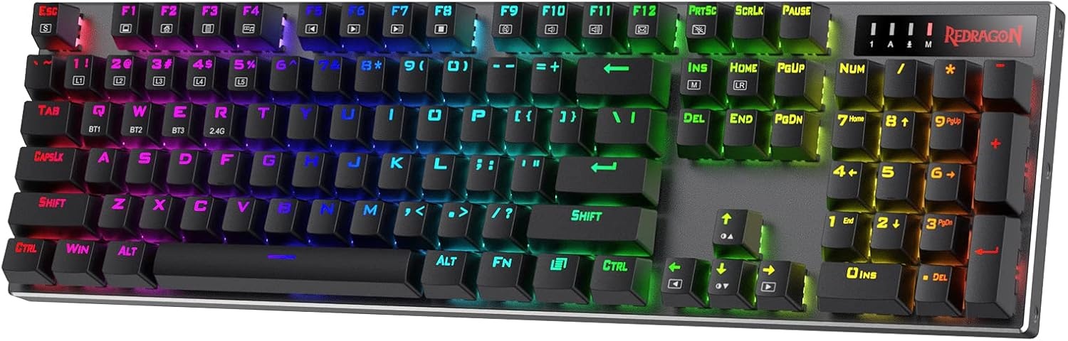 Redragon K556 PRO Draadloos Gaming Toetsenbord - 29% Korting