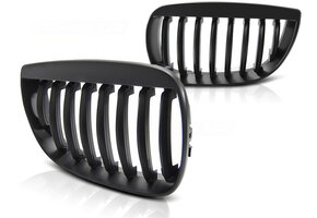 Mat Zwarte Voorgrill BMW E87/E81 (2004-2007) - 59% Korting