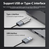 HDMI Capture Kaart 4K HDMI naar USB, 1080p Full HD Opname voor Gaming, Streaming & Online Onderwijs Zilver
