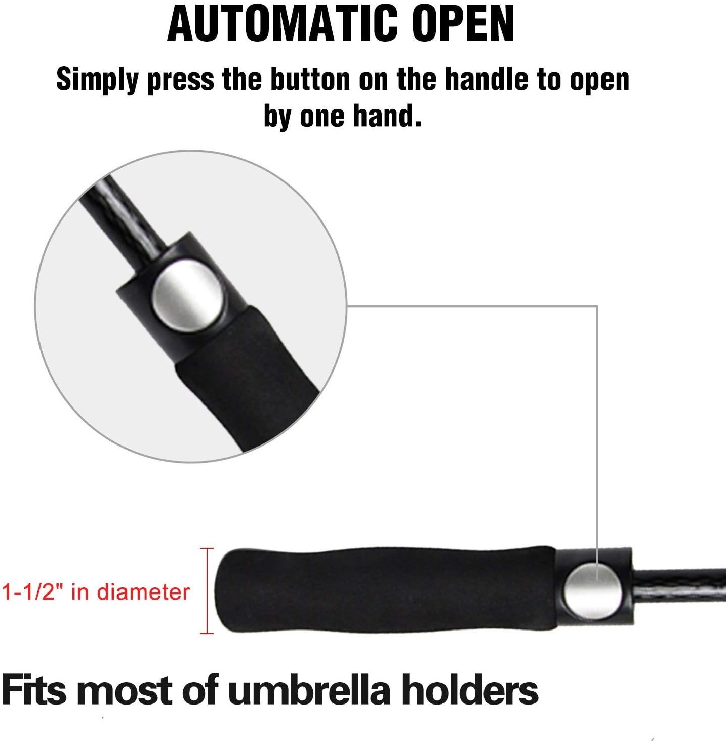 XL Stormvaste Paraplu 40% Korting | Dubbel Dak | Automatisch