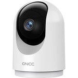 GNCC 2K 3MP Camera Beveiliging WiFi voor Binnen, 360°, IR-Nachtzicht, Twee-weg Audio, Bewegingsdetectie, APP-meldingen, Geschikt voor Baby's/Huisdieren/Familie, Compatibel met Alexa(Alleen 2,4 GHz)