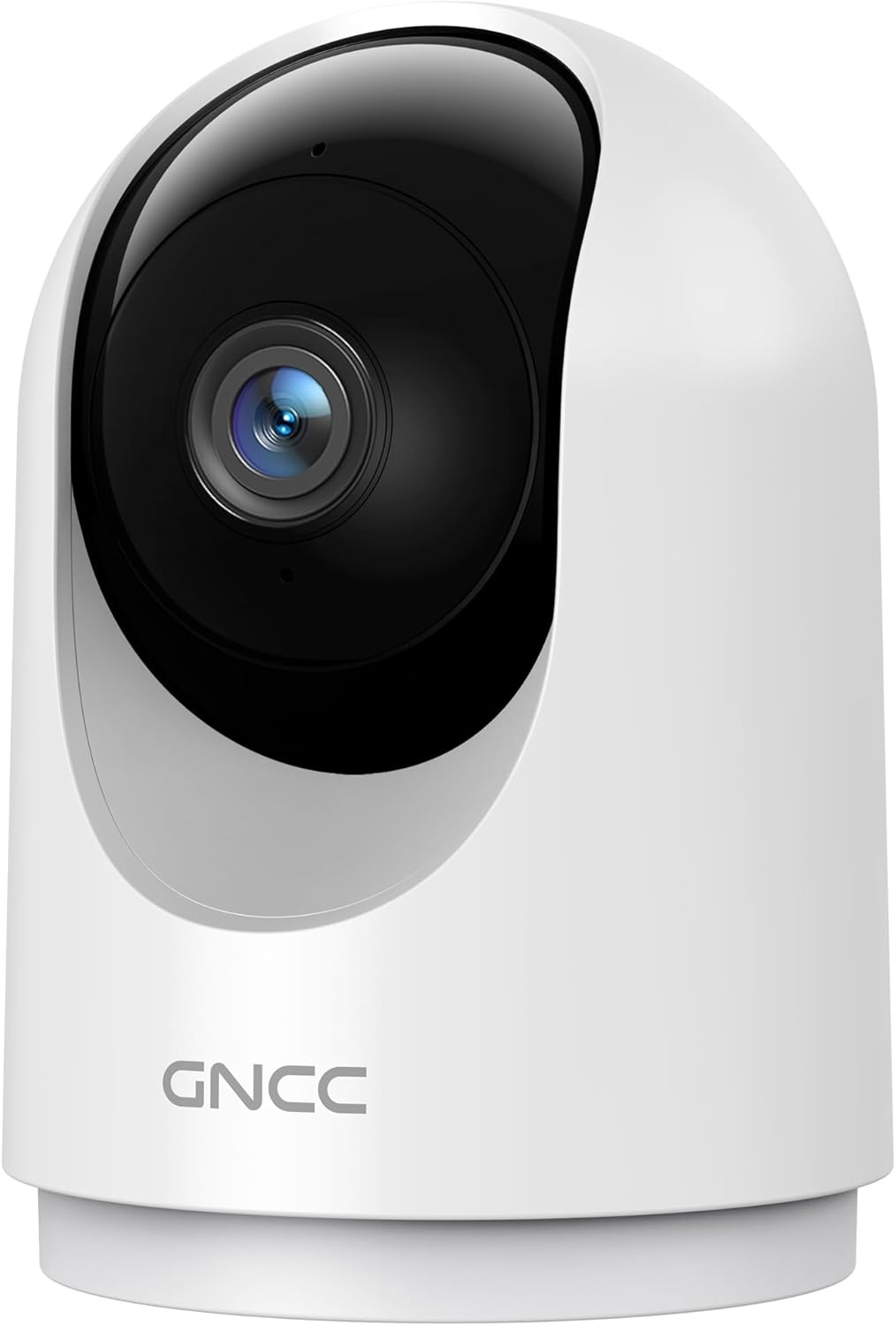 GNCC 2K 3MP Camera Beveiliging WiFi voor Binnen, 360°, IR-Nachtzicht, Twee-weg Audio, Bewegingsdetectie, APP-meldingen, Geschikt voor Baby's/Huisdieren/Familie, Compatibel met Alexa(Alleen 2,4 GHz)