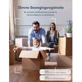GNCC 2K 3MP Camera Beveiliging WiFi voor Binnen, 360°, IR-Nachtzicht, Twee-weg Audio, Bewegingsdetectie, APP-meldingen, Geschikt voor Baby's/Huisdieren/Familie, Compatibel met Alexa(Alleen 2,4 GHz)