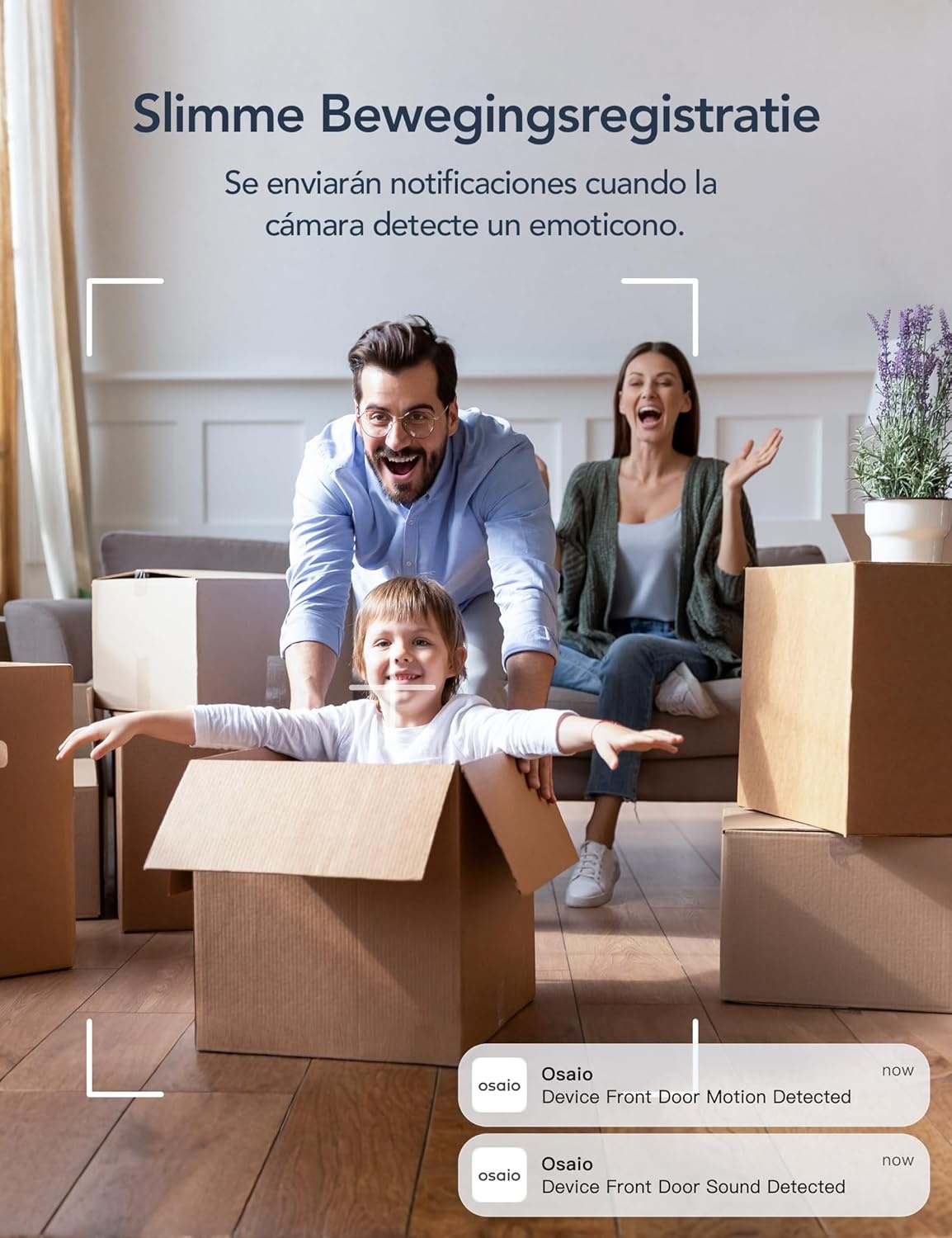 GNCC 2K 3MP Camera Beveiliging WiFi voor Binnen, 360°, IR-Nachtzicht, Twee-weg Audio, Bewegingsdetectie, APP-meldingen, Geschikt voor Baby's/Huisdieren/Familie, Compatibel met Alexa(Alleen 2,4 GHz)