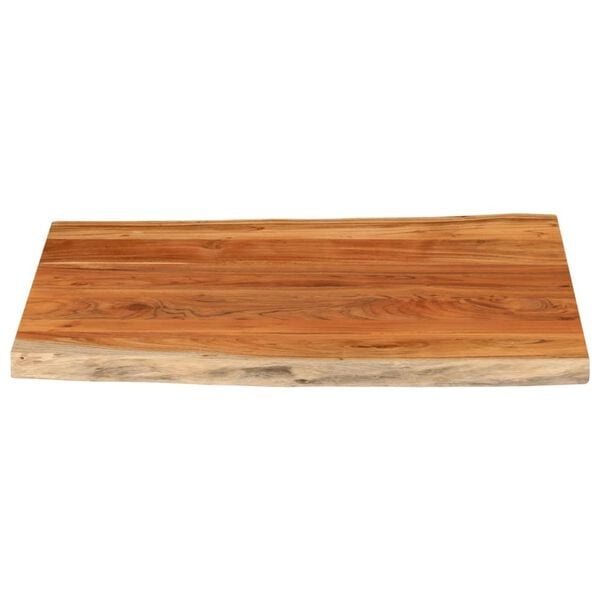 vidaXL Tafelblad rechthoekig natuurlijke rand 90x80x2,5 cm acaciahout