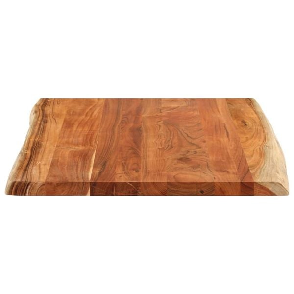 vidaXL Tafelblad rechthoekig natuurlijke rand 90x80x2,5 cm acaciahout