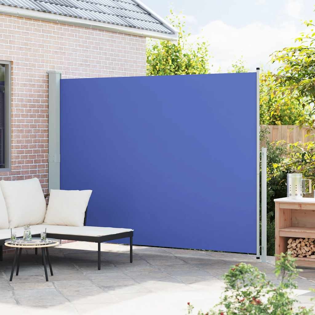 Uittrekbaar Tuinscherm 220x300 cm Blauw - 61% Korting!