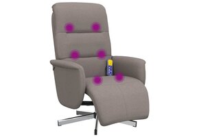 vidaXL Massagestoel Taupe 47% Korting - Comfort & Ontspanning