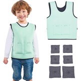 Gewichtsvest voor kinderen | Diepe Drukvesten | ADHD-hulpmiddelen voor kinderen | Autisme sensorische kleding | Verstelbaar verzwaringsvest | Gewogen compressievest | Zorg voor een veilig gevoel